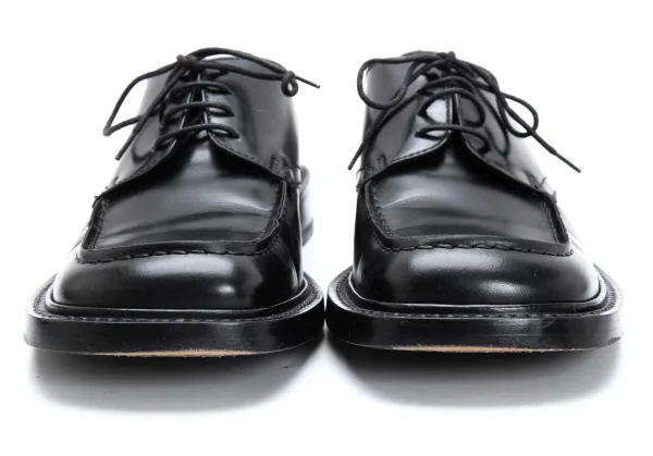 プラダPRADA スクエアトゥレザーシューズ 黒5 1/2(24.5cm位