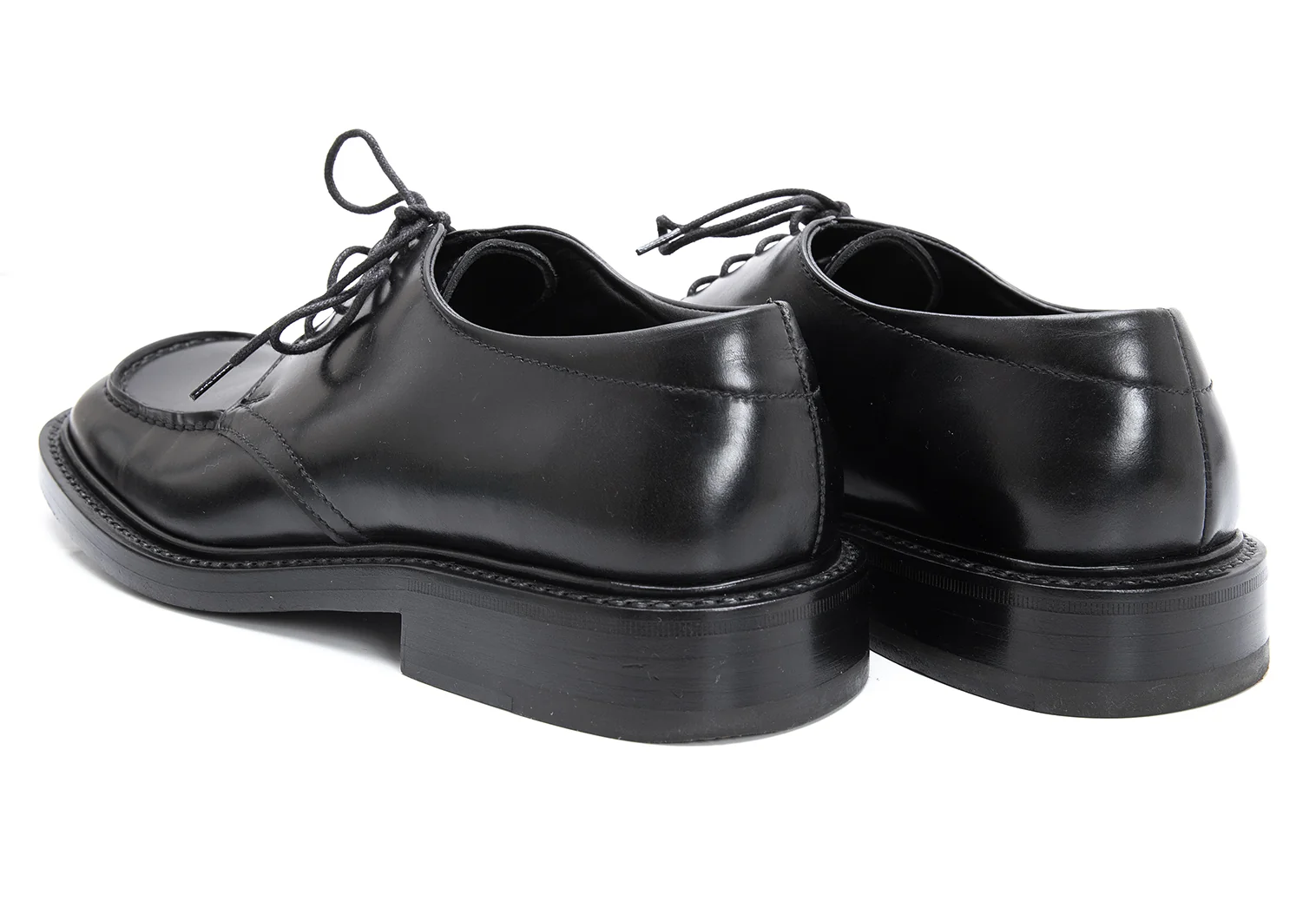 PRADA/プラダ/スクエアトゥシューズ/size9/黒/レザー PRADA レザー スクエアトゥ シューズ ブラック メンズ
