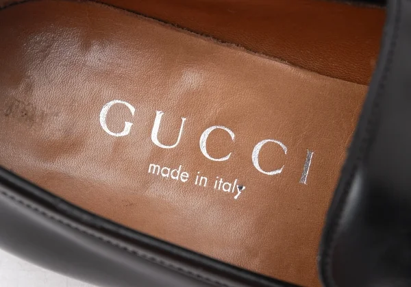 GUCCI Horsebit Leather Loafers K-125905_020