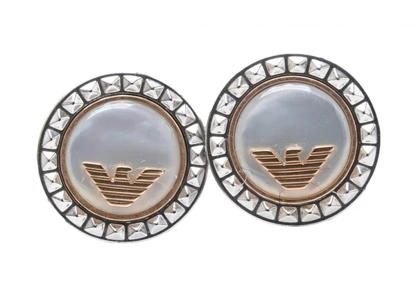 エンポリオアルマーニEMPORIO ARMANI スタッズイーグルピアス&ブレスレットセット シルバー K-125909_012