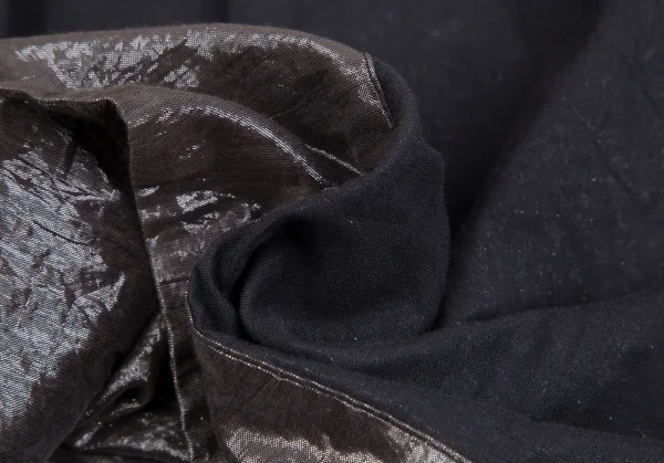 イッセイミヤケ ハートISSEY MIYAKE HaaT シャイニー切替カシュクールワンピース チャコール3 K-125922_015