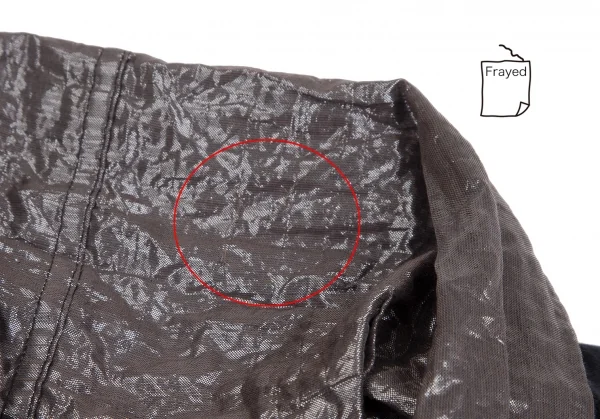 イッセイミヤケ ハートISSEY MIYAKE HaaT シャイニー切替カシュクールワンピース チャコール3 K-125922_004