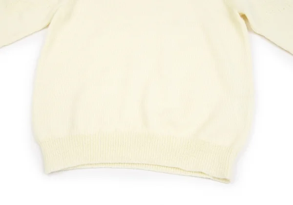 トリココムデギャルソンtricot COMME des GARCONS ウール袖ジャガードクルーネックニット クリームS位 K-125949_008