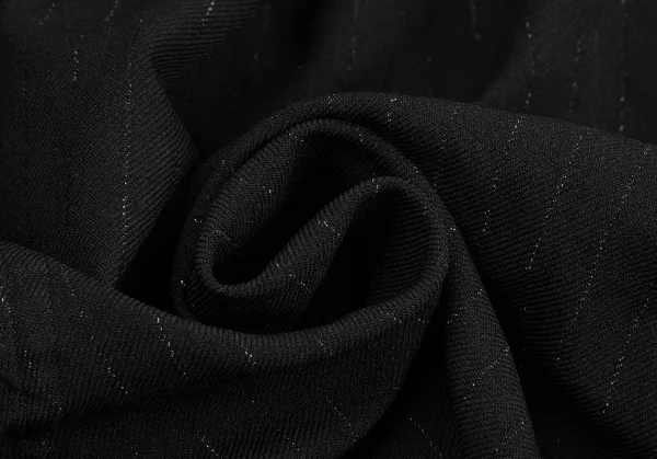 コムコム コムデギャルソンCOMME des GARCONS ポリストライプサイドカットオフデザインスカート 黒XS K-125974_012