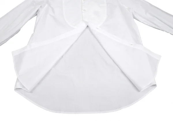 ブリエンヌ パリ ディスBOURRIENNE PARIS X ビブ切替バンドカラーシャツ 白36 K-125976_011