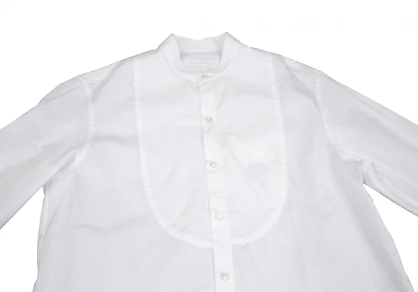 ブリエンヌ パリ ディスBOURRIENNE PARIS X ビブ切替バンドカラーシャツ 白36 K-125976_003