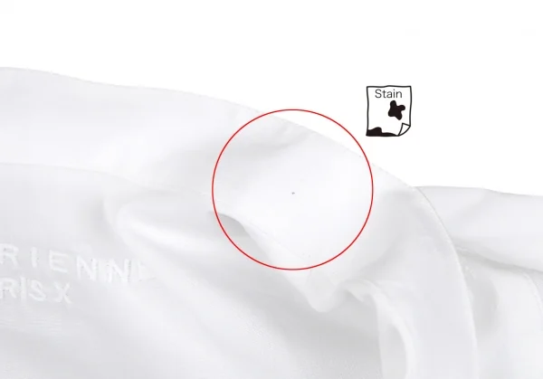 ブリエンヌ パリ ディスBOURRIENNE PARIS X ビブ切替バンドカラーシャツ 白36 K-125976_005