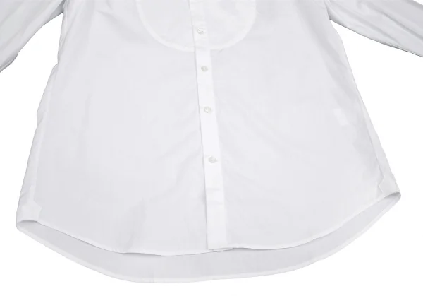 ブリエンヌ パリ ディスBOURRIENNE PARIS X ビブ切替バンドカラーシャツ 白36 K-125976_009