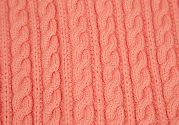 マカフィーMACPHEE ハイブリットコットンケーブルニットクルーネックカーディガン ピンクS K-125984_013