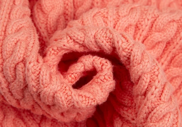 マカフィーMACPHEE ハイブリットコットンケーブルニットクルーネックカーディガン ピンクS K-125984_014