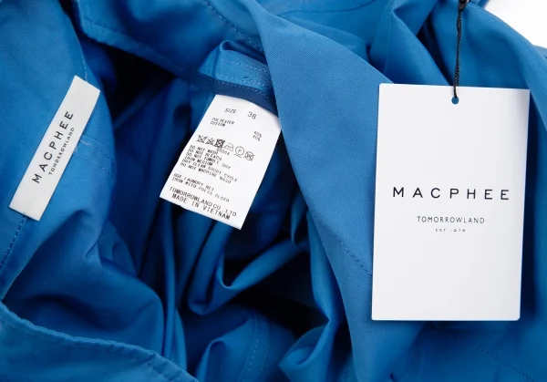 マカフィーMACPHEE ピーチウェザーベルテッドコート 水色36 K-125989_016