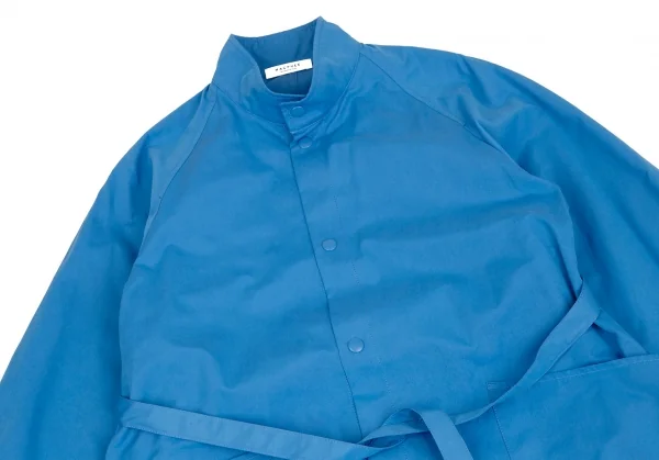 マカフィーMACPHEE ピーチウェザーベルテッドコート 水色36 K-125989_003