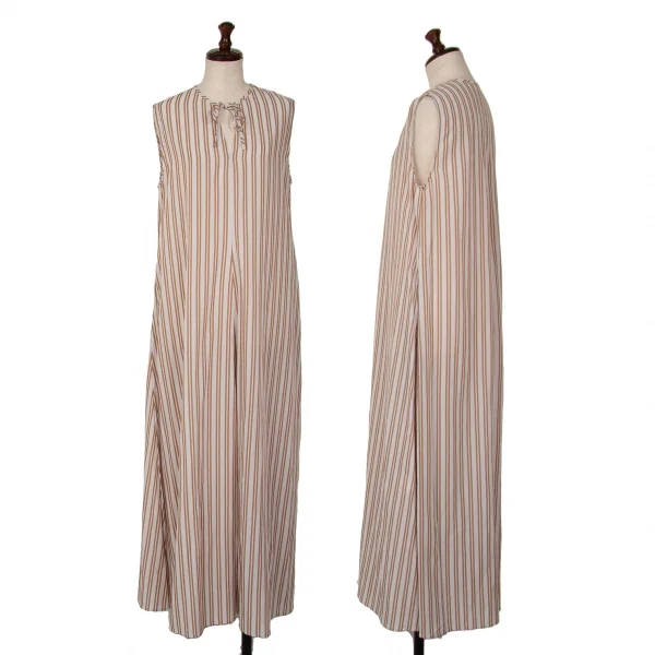 BALLSEY Stripe Sleeveless Dress Grey,Mocha 36 K-125990_001