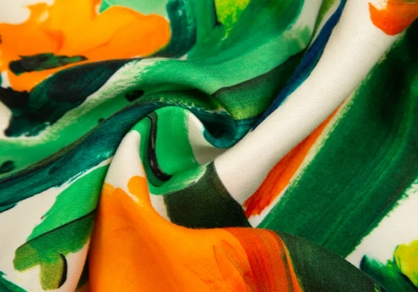 ボールジーBALLSEY メルカートプリントセミワイドパンツ クリーム緑他36 K-125991_008