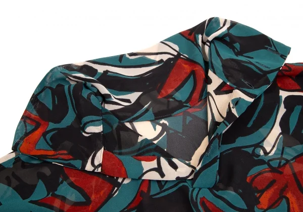 TOMORROWLAND collection Printed Turtle Neck Blouse K-125994_011