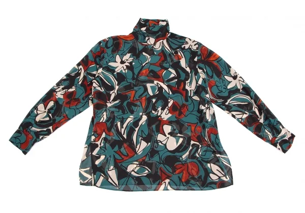 TOMORROWLAND collection Printed Turtle Neck Blouse K-125994_002