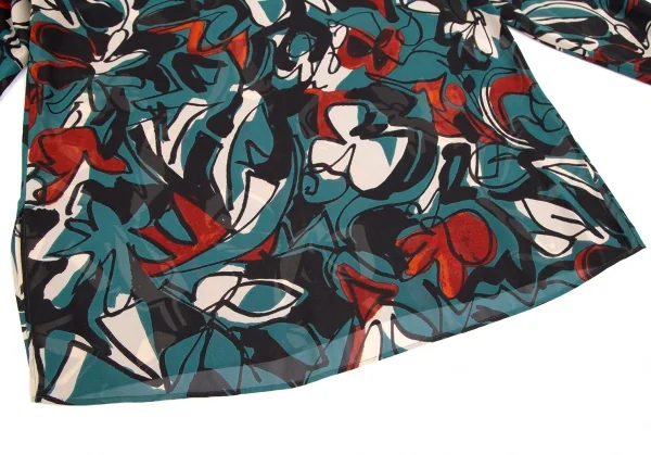 TOMORROWLAND collection Printed Turtle Neck Blouse K-125994_007