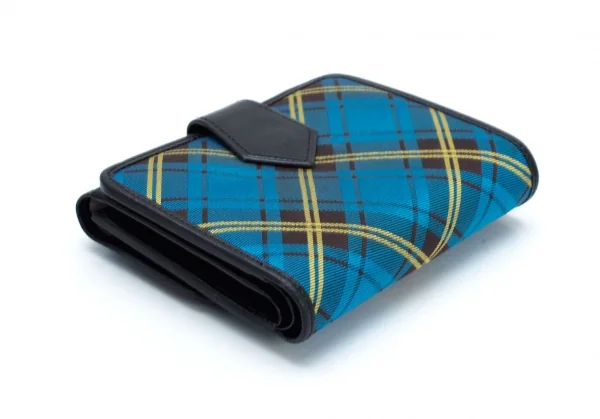 ヴィヴィアンウエストウッドVivienne Westwood タータンチェックオーブプリント財布 青他 K-126018_006