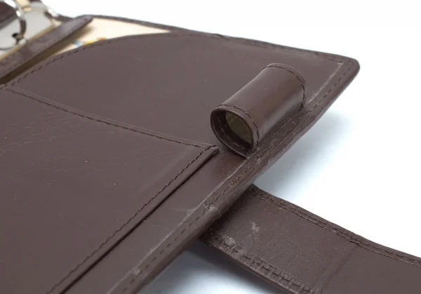 ヴィヴィアンウエストウッドVivienne Westwood オーブアーガイルレザーシステム手帳 茶他 K-126019_011