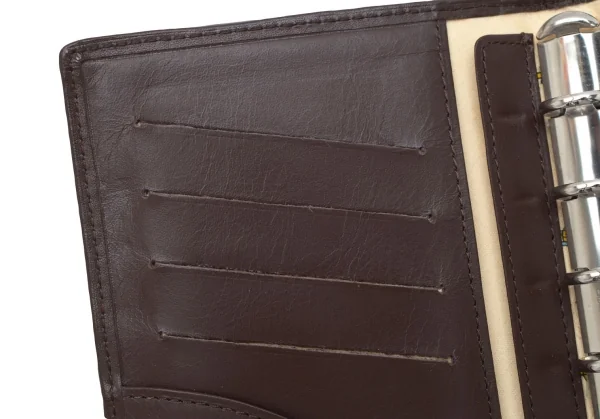 ヴィヴィアンウエストウッドVivienne Westwood オーブアーガイルレザーシステム手帳 茶他 K-126019_012