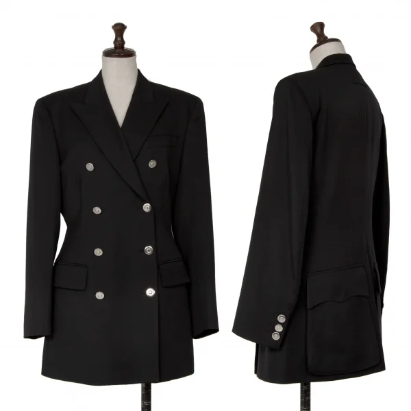 Jean Paul GAULTIER FEMME Metal Button Jacket Black 40 K-126034_001