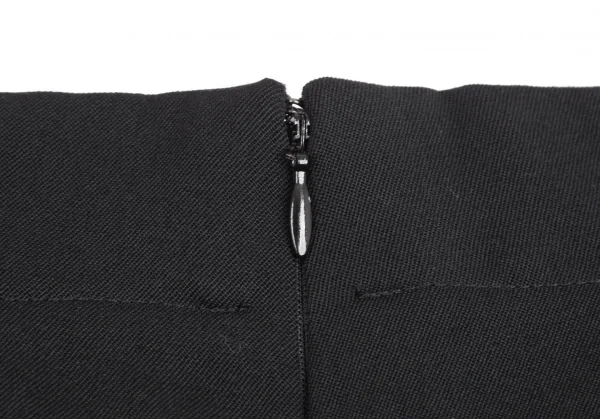 ジャンポールゴルチエ ファムJean Paul GAULTIER FEMME ウールギャバメタルボタンセットアップスーツ 黒40 K-126036_013