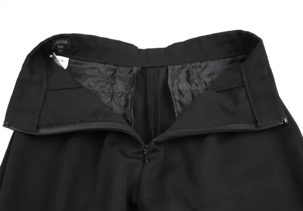 ジャンポールゴルチエ ファムJean Paul GAULTIER FEMME ウールギャバメタルボタンセットアップスーツ 黒40 K-126036_014