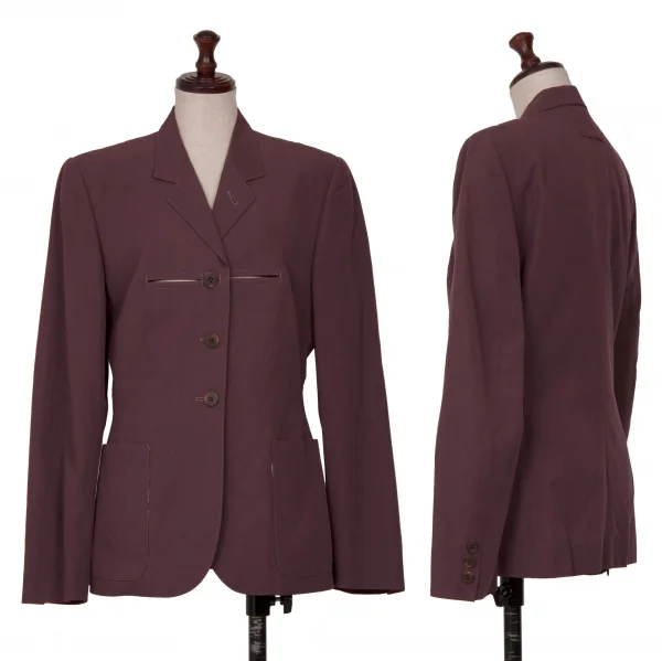 Jean Paul GAULTIER FEMME Cutting Design Jacket & Wrap Skirt K-126039_002