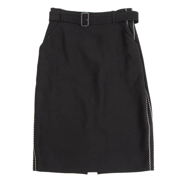 Jean-Paul GAULTIER FEMME Piping Belted Skirt K-126059_002