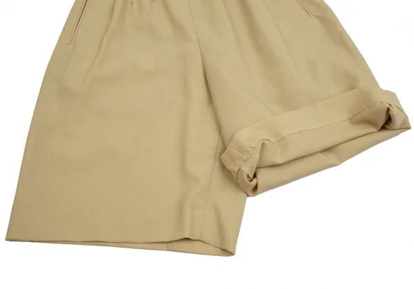 Jean Paul GAULTIER FEMME Summer Wool Tuck Shorts K-126062_009