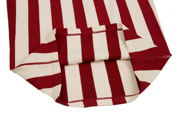 Jean Paul GAULTIER MAILLE Striped Cutting Shoulder Dress K-126065_011