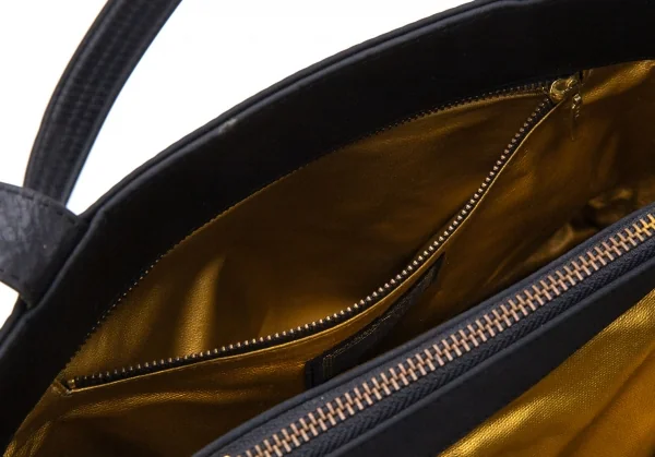 ジャンニヴェルサーチGIANNI VERSACE メデューサコンチョデザインナイロンバッグ 黒 K-126150_013