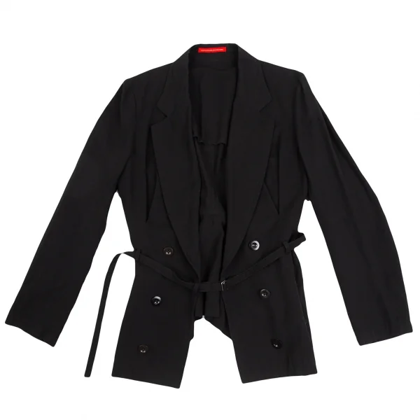 Y's red Label Rayon Blended Belted Jacket K-126153_002