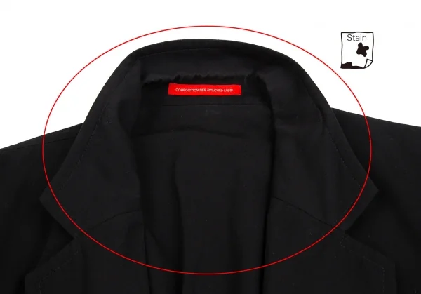 Y's red Label Rayon Blended Belted Jacket K-126153_004