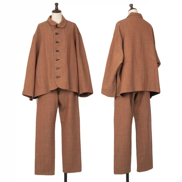 Y's Wool Reversible Jacket & Pants Black,Orange M-L K-126158_001