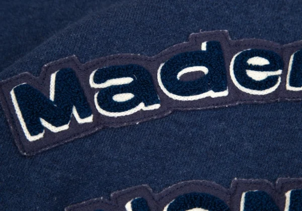 マドモアゼルノンノン ノンノNON NO Mademoiselle NON NON バックロゴボアパイピングジップアップスウェット 青38M K-126165_004