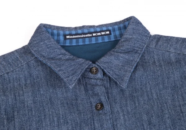 マドモアゼルノンノン ノンノNON NO Mademoiselle NON NON ダンガリーシャツワンピース インディゴ38M K-126166_004