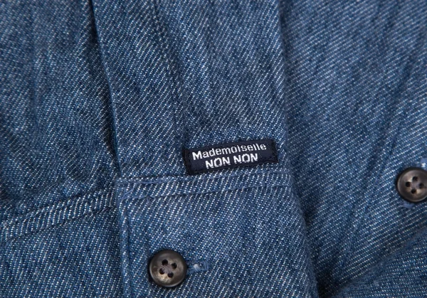 マドモアゼルノンノン ノンノNON NO Mademoiselle NON NON ダンガリーシャツワンピース インディゴ38M K-126166_008