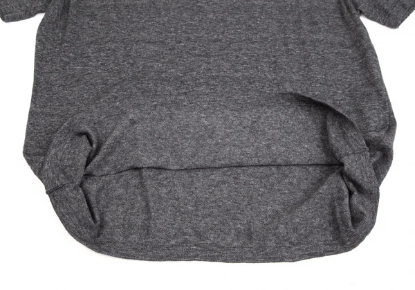 パパスPapas コットンニットTシャツ チャコール48M K-126167_006