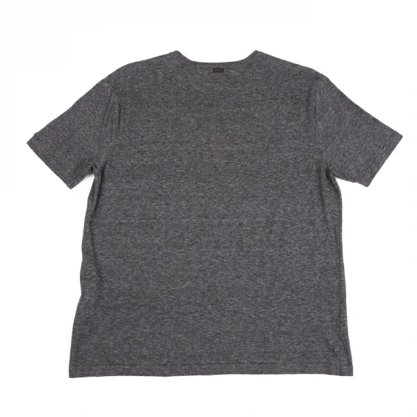 パパスPapas コットンニットTシャツ チャコール48M K-126167_007
