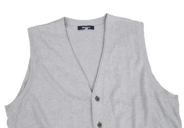 Papas+ Cotton Knit Vest K-126172_002