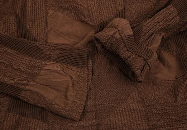 プランテーションPlantation コットン製品染め縮絨長袖カットソー 茶M K-126194_006