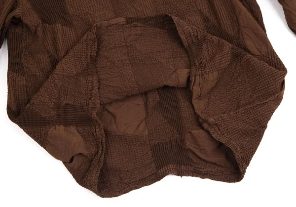 プランテーションPlantation コットン製品染め縮絨長袖カットソー 茶M K-126194_008