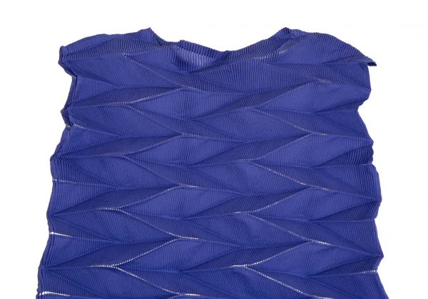 ISSEY MIYAKE Foil Print Pleated Sleeveless Dress K-126204_003