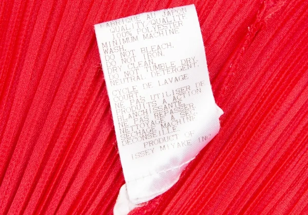 PLEATS PLEASE Reflector Print Pleated T Shirt K-126219_019