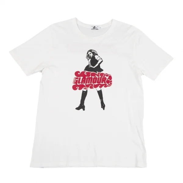 ヒステリックグラマーHYSTERIC GLAMOUR ガールロゴTシャツ 白M K-126224_001