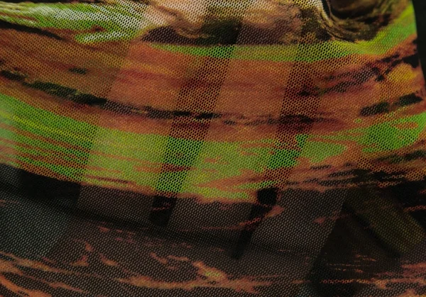 Jean Paul GAULTIER Graphic Turtleneck Mesh Dress K-126227_012