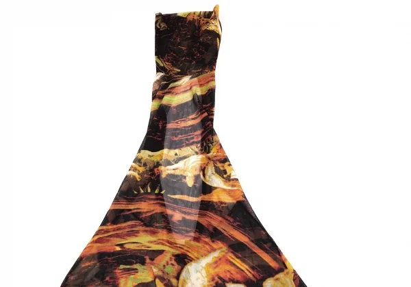 Jean Paul GAULTIER Graphic Turtleneck Mesh Dress K-126227_003