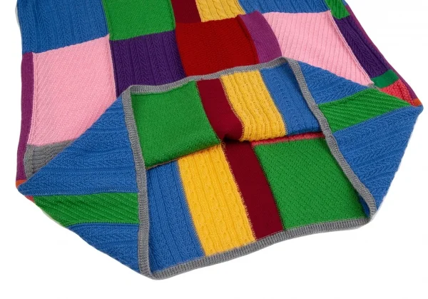 コムデギャルソン オムプリュスCOMME des GARCONS HOMME PLUS クレイジーパターンニット マルチS K-126234_007