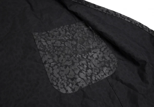 BLACK COMME des GARCONS Leopard Printed Long Vest K-126239_009